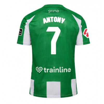 Moški Nogometni dresi Real Betis Antony #7 Domači 2025-26 Kratek Rokav Moški Nogometni dresi Real Betis Antony #7 Domači 2025-26 Kratek Rokav